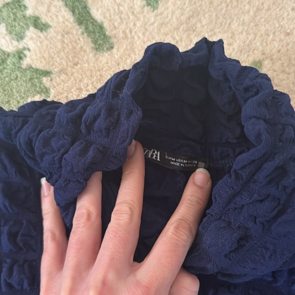 Zara cropped waffle top M - Picture 4 of 5